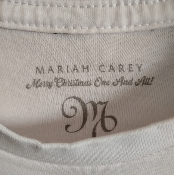 🆕 Mariah Carey Official Merry Christmas One & All Tour Sleigh T-Shirt, S, NWOT - Picture 10 of 12